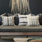 Modern Boho Wool Throw Pillow: Moroccan Wedding Throw Pillow