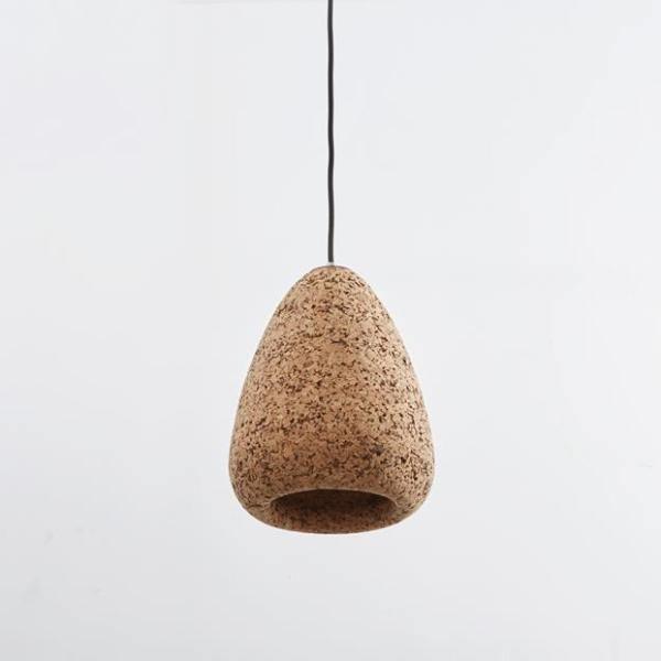 organic cork pendants light 
