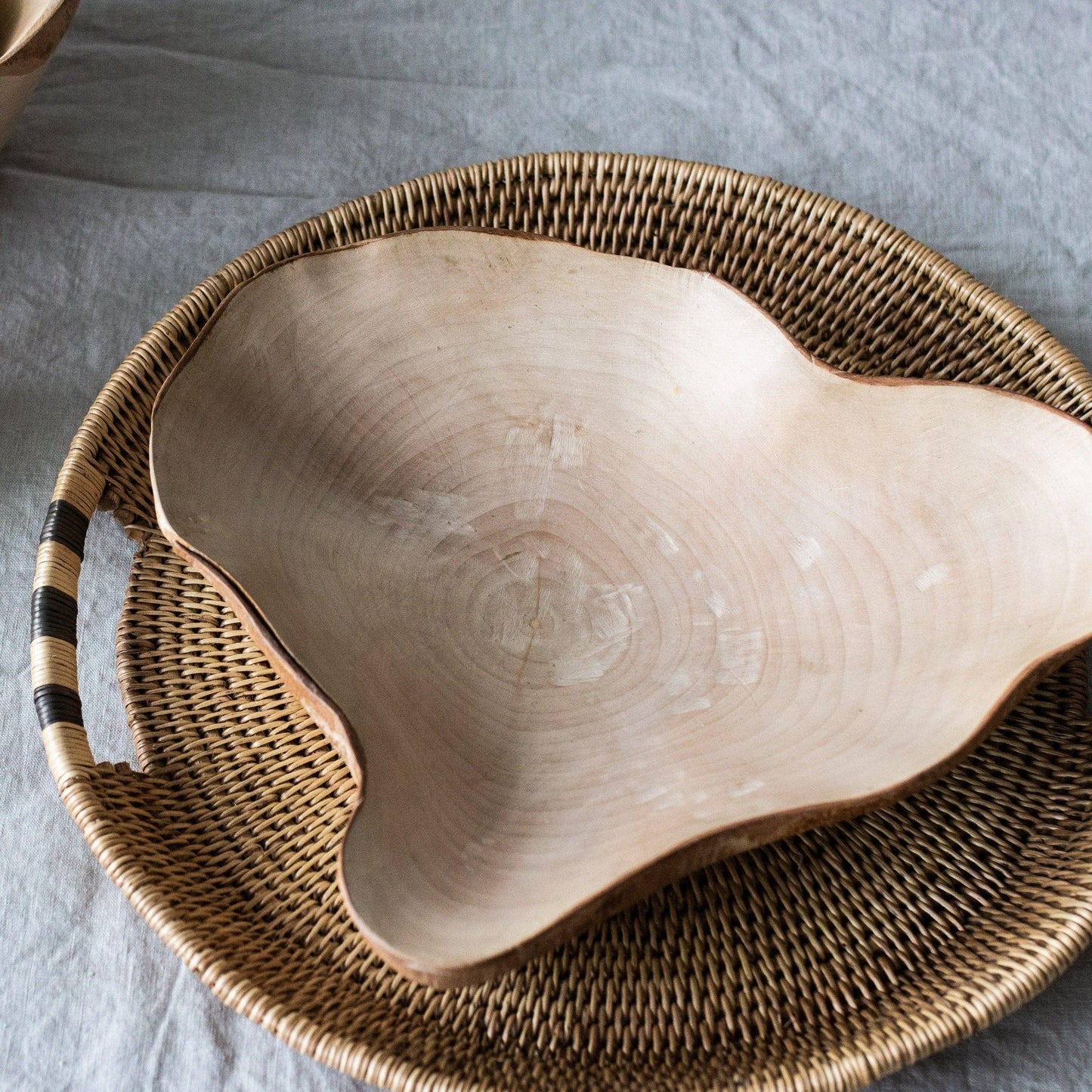 Organic Jacaranda Wood Platter