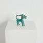 Tribal Antique Bronze Benin Leopard Statue  home decor