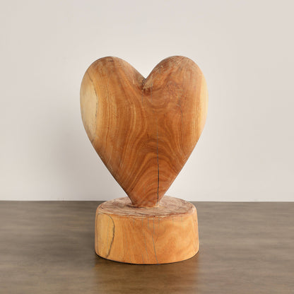 Heart on a Pedestal Sculpture